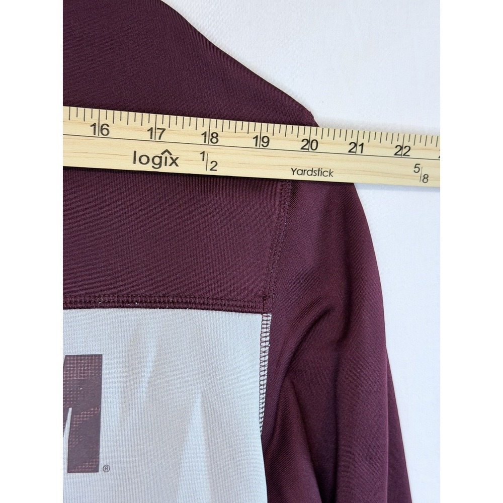 ADIDAS Climalite Licensed TEXAS A&M Colorblock Stretch Knit Shirt ADULT XL - Picture 7 of 13